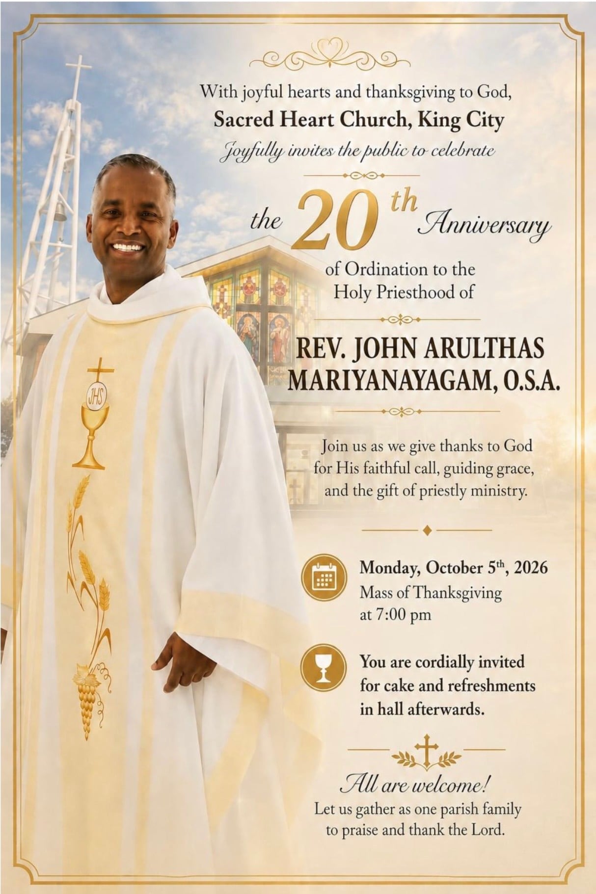 Ordination Anniversary